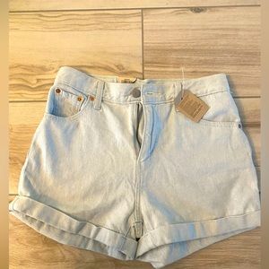 Levi A line mom shorts NWT